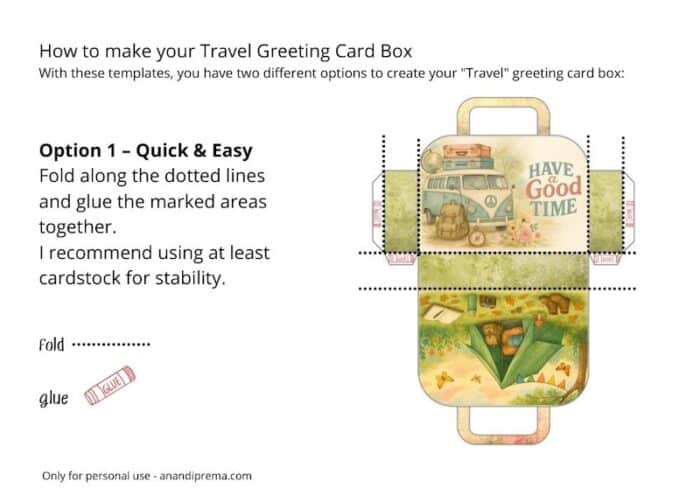 DIY Travel Greeting Box – Suitcase Style - Image 7
