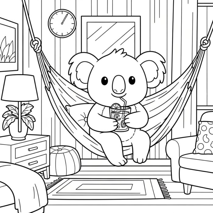 Coloring Book: Cute Animal for Stress Relief - Image 4
