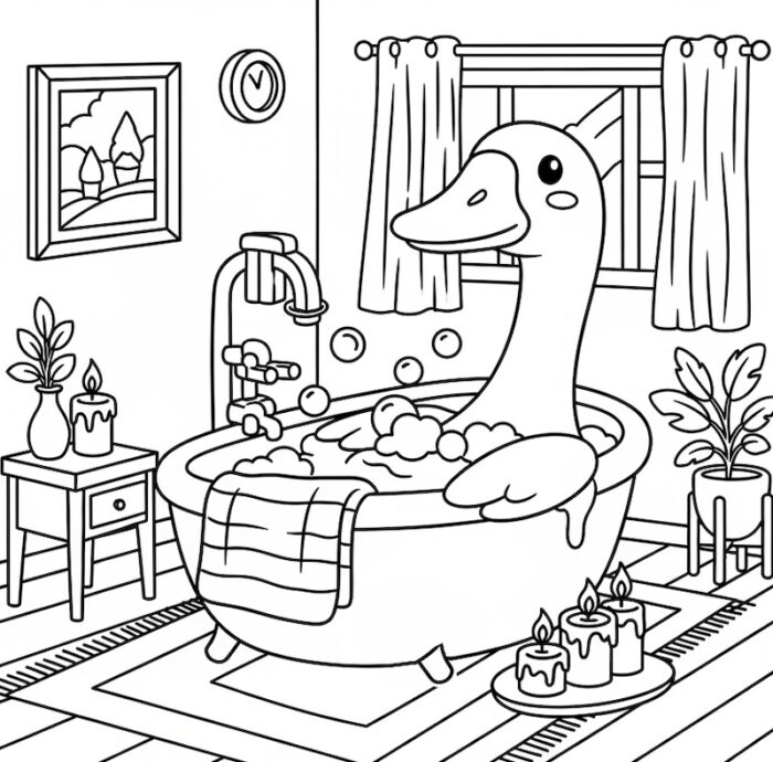 Coloring Book: Cute Animal for Stress Relief - Image 2