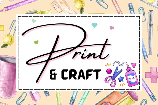 Printable crafts and DIY activities to make and enjoy